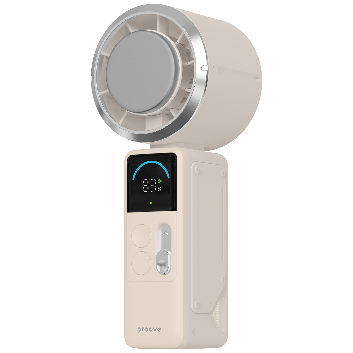 Ventilator portativ Proove Fresher, 4000mAh, 6W, bezhë