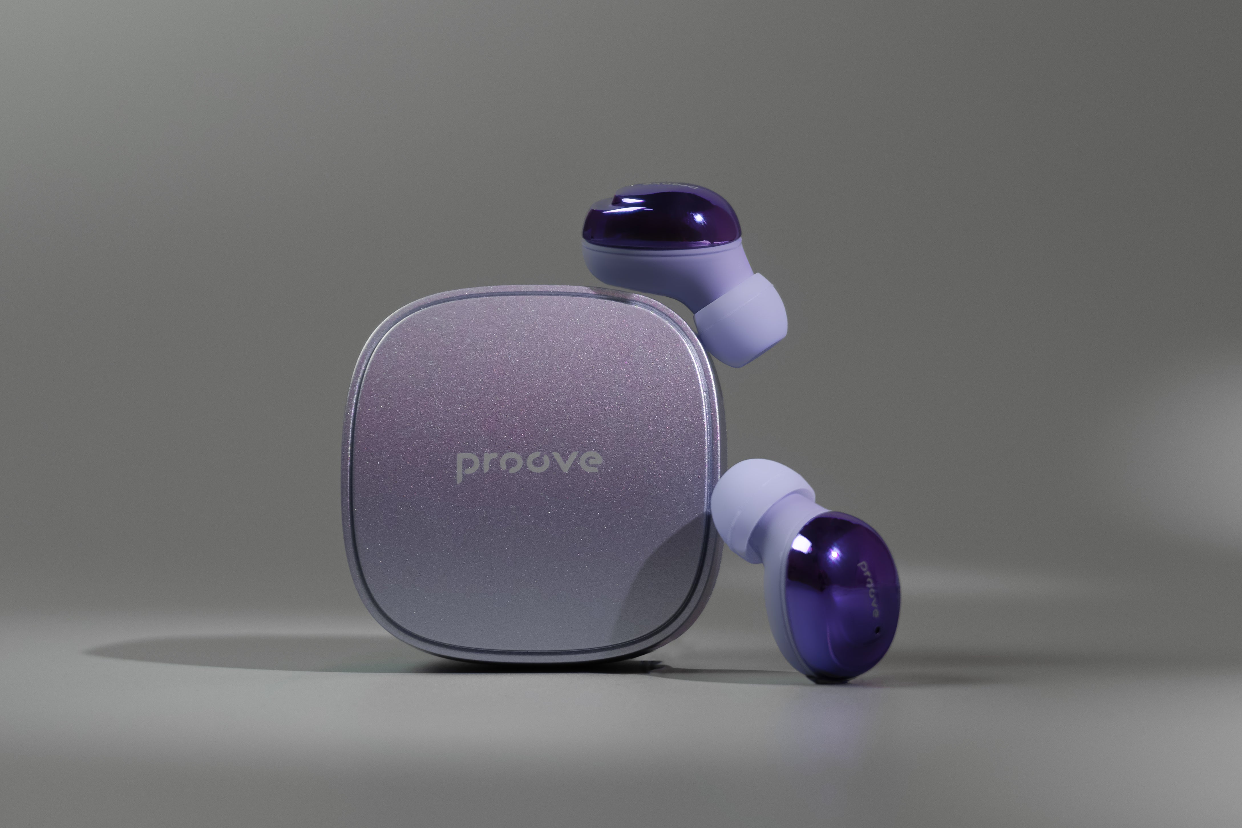 Dëgjuse wireless Proove Charm TWS, touch-control, me aplikacion, vjollce