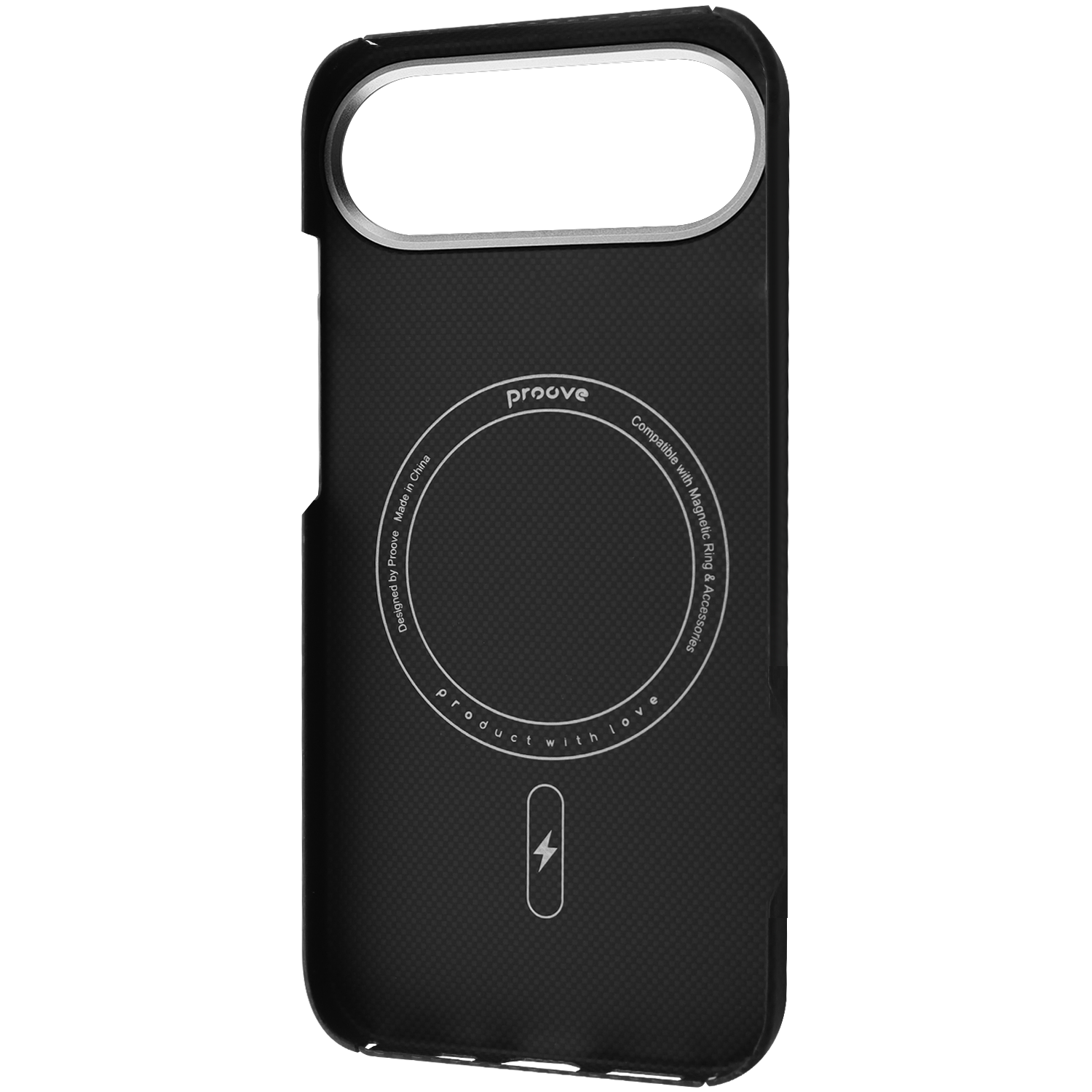 Fotrollë Proove Carbon Slim për iPhone 17 Air, e zezë