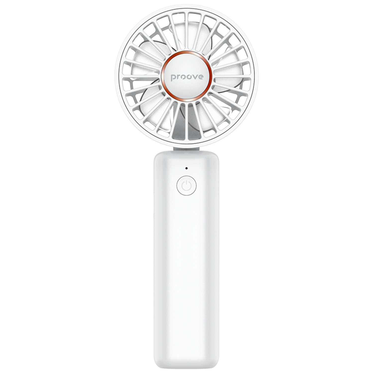 Ventilator portativ Proove Carlson, 1800mAh, 3W, i bardhë