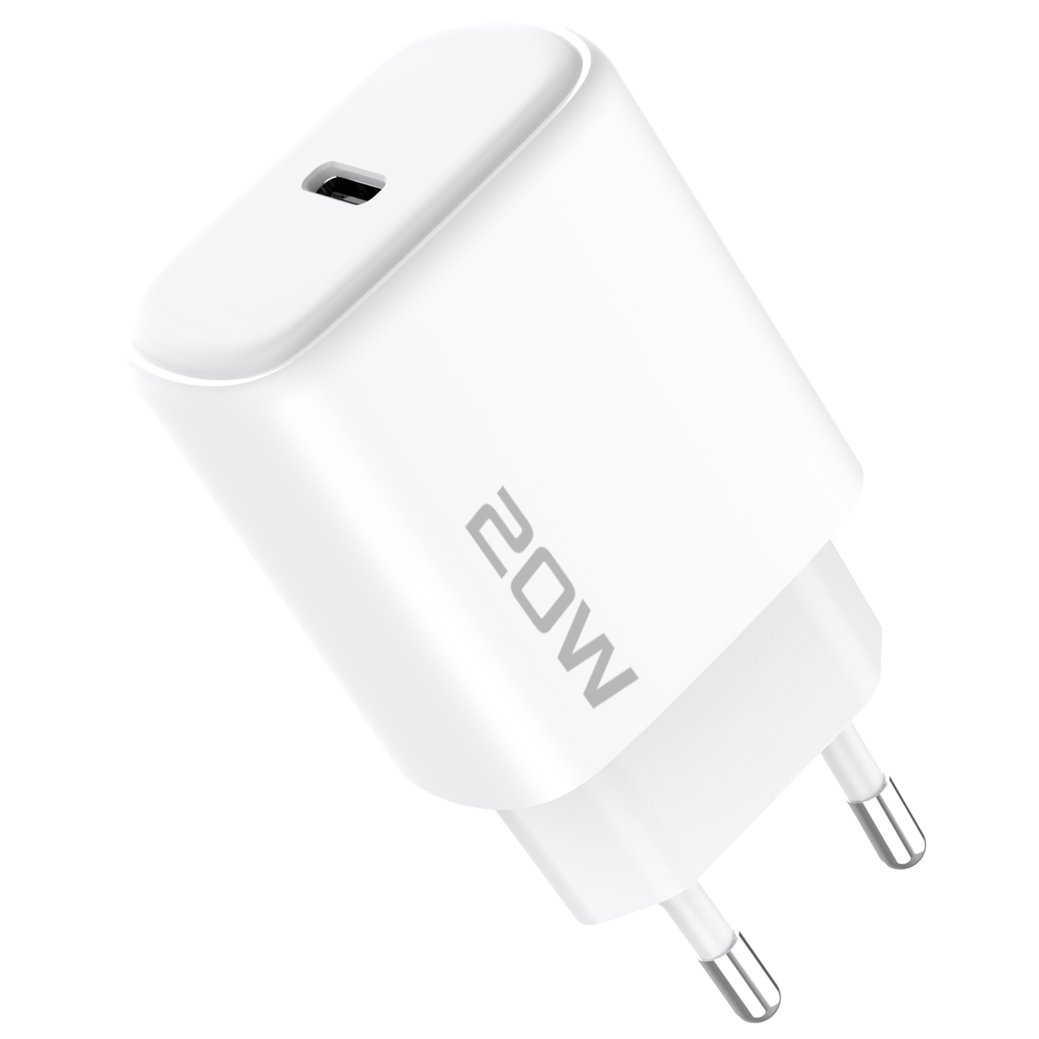 Karikues muri Proove Silicone Power 2, 20W, Type-C, me kabllo Type-C në Lightning, e bardhë