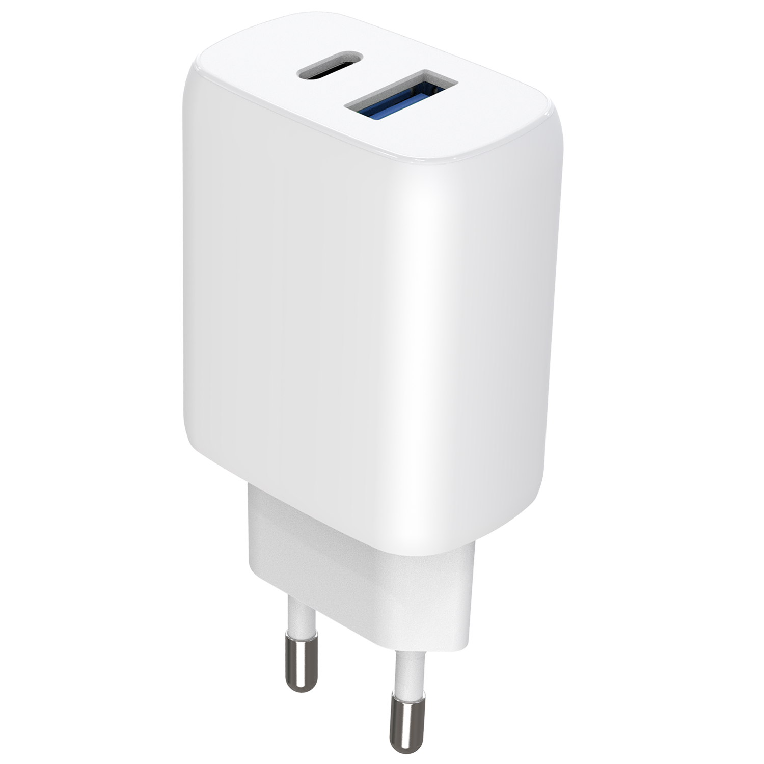 Karikues muri Proove Silicone Power 2, 30W, Type-C + USB, me kabllo Type-C në Type-C, e bardhë