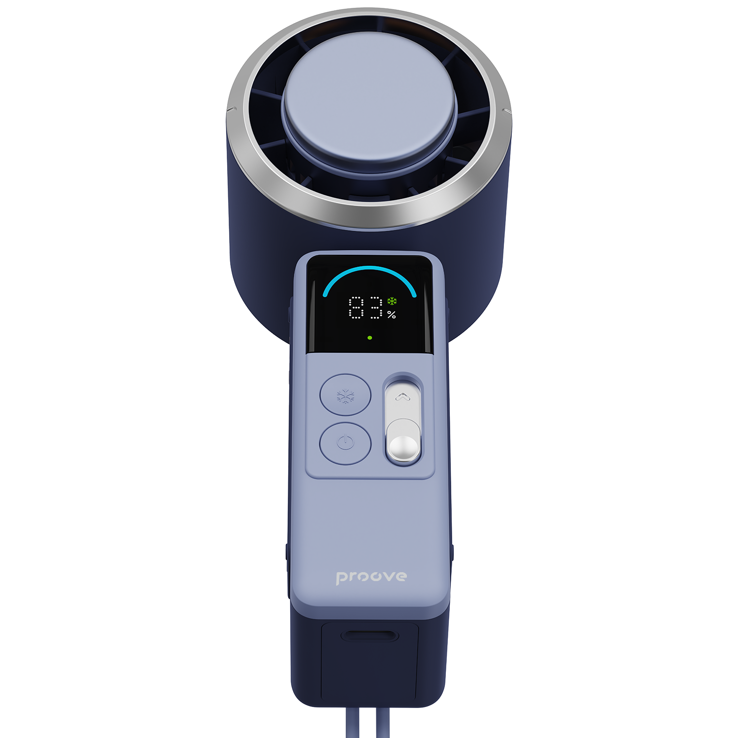 Ventilator portativ Proove Fresher, 4000mAh, 6W, i kaltër