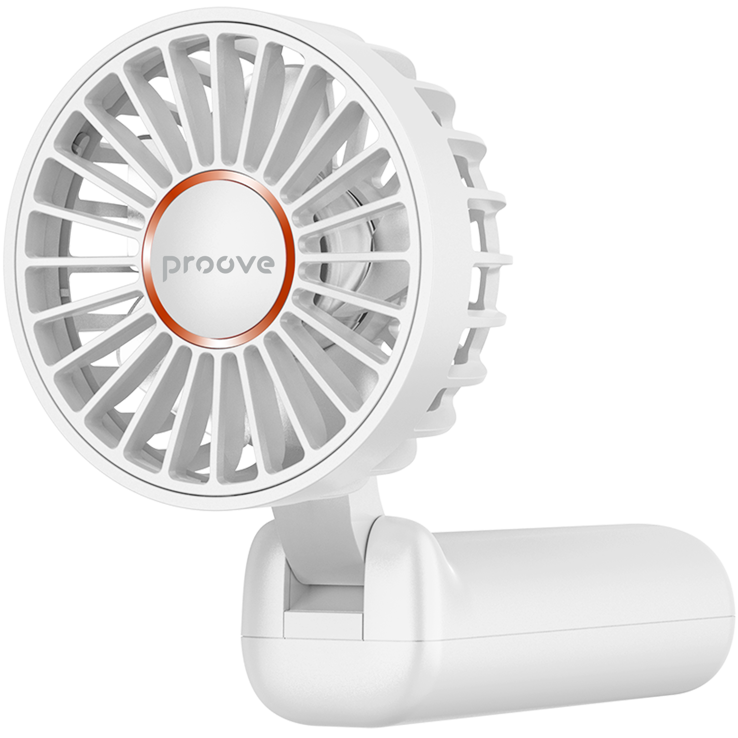 Ventilator portativ Proove Carlson, 1800mAh, 3W, i bardhë