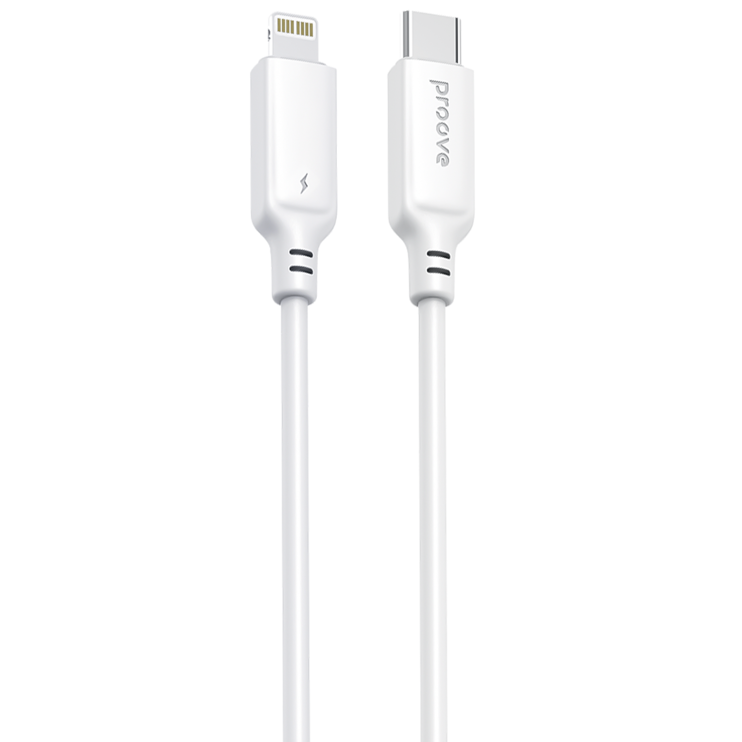 Kabllo karikimi Proove AMP Lite Type-C në Lightning, 27W, 1m, e bardhë