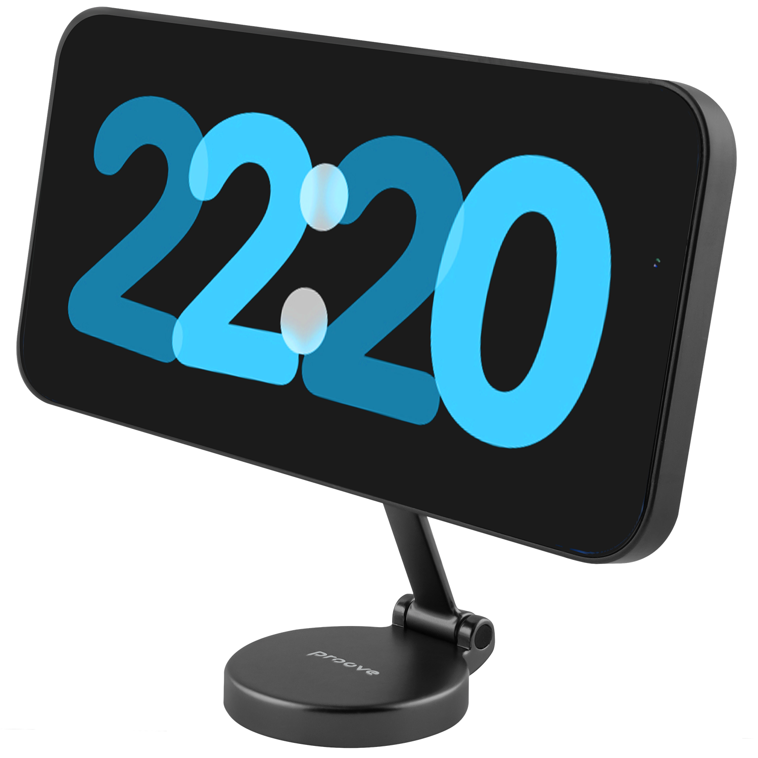Mbajtëse magnetike për telefon Proove Hoop, ngjitëse, e zezë