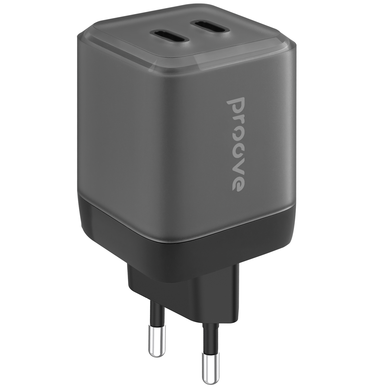Karikues muri Proove Pure GaN Max, 67W, 2×Type-C, i zi
