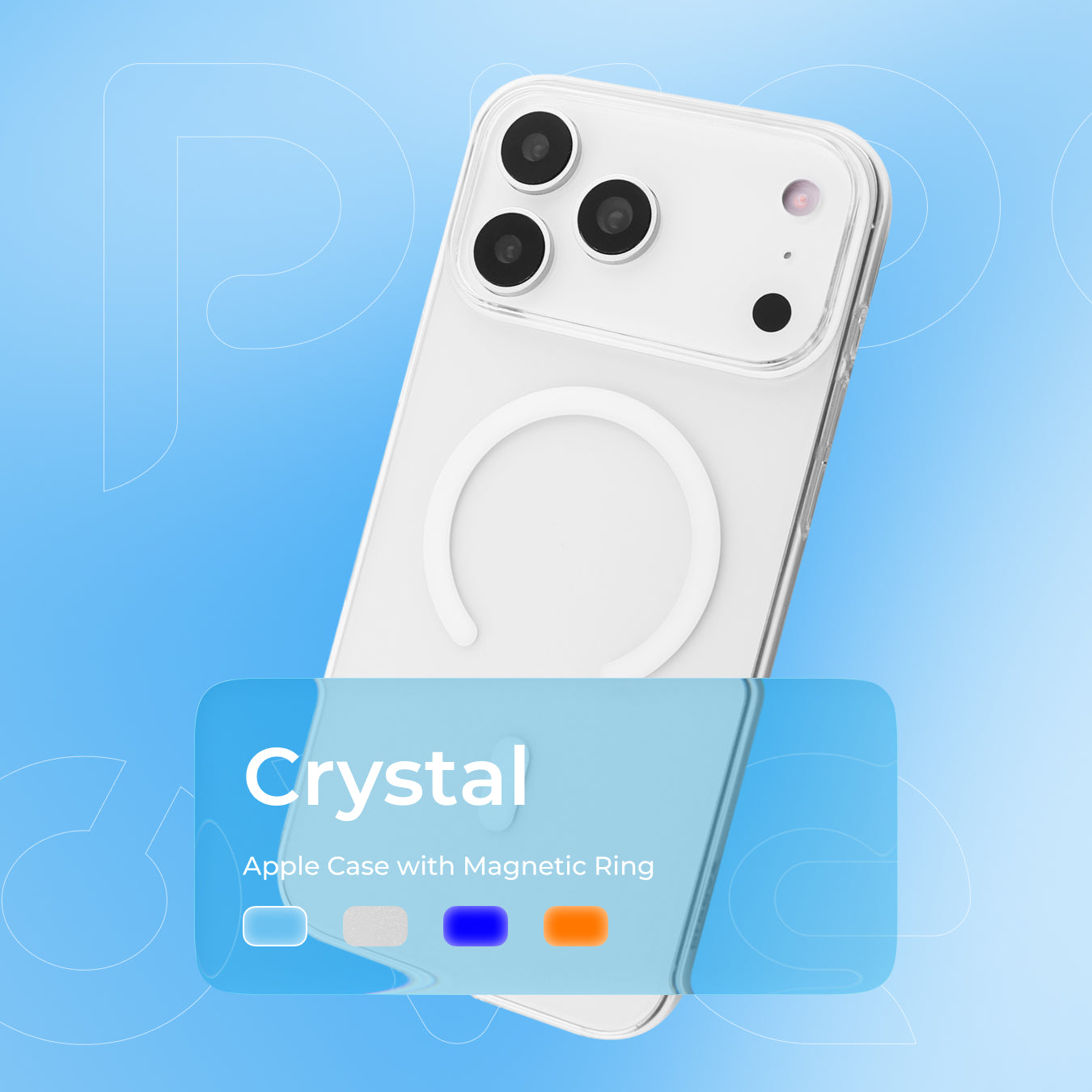 Fotrollë Proove Crystal me unazë magnetike për iPhone 17 Pro, brilliance