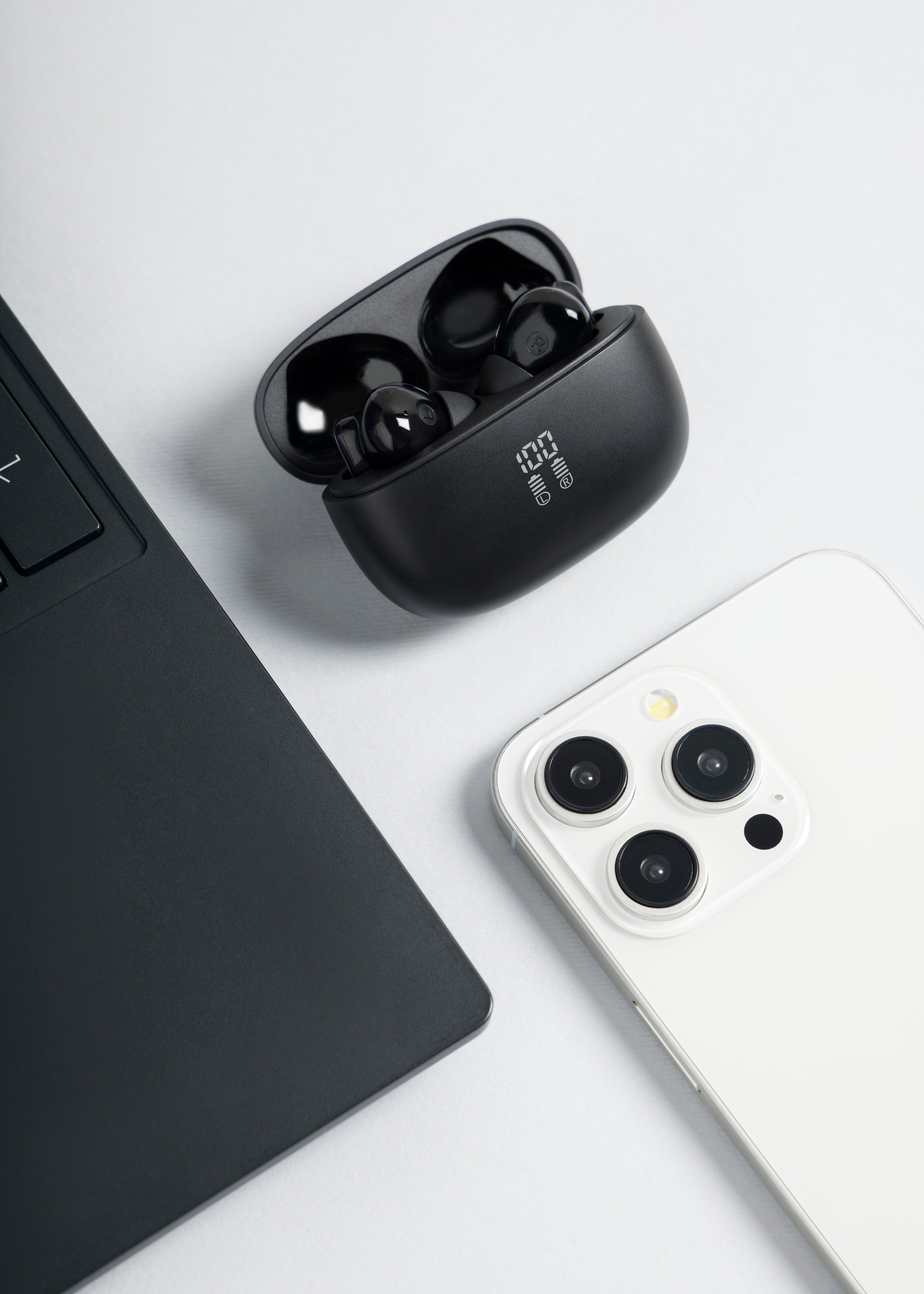 Dëgjuse wireless Proove Intro Pro, IPX4, me aplikacion, të zeza