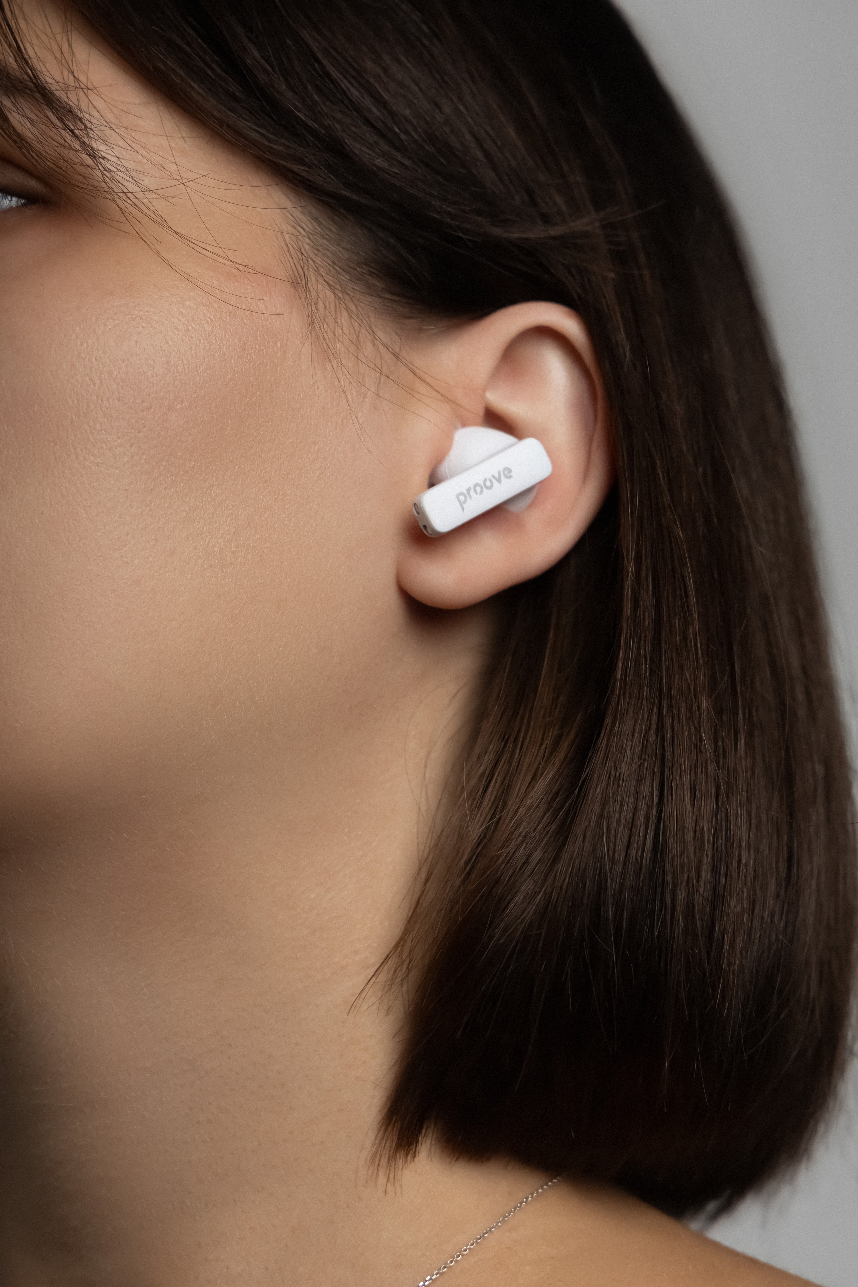 Dëgjuse wireless Proove Dreamer TWS me ANC dhe aplikacion dedikuar (APP), të bardha