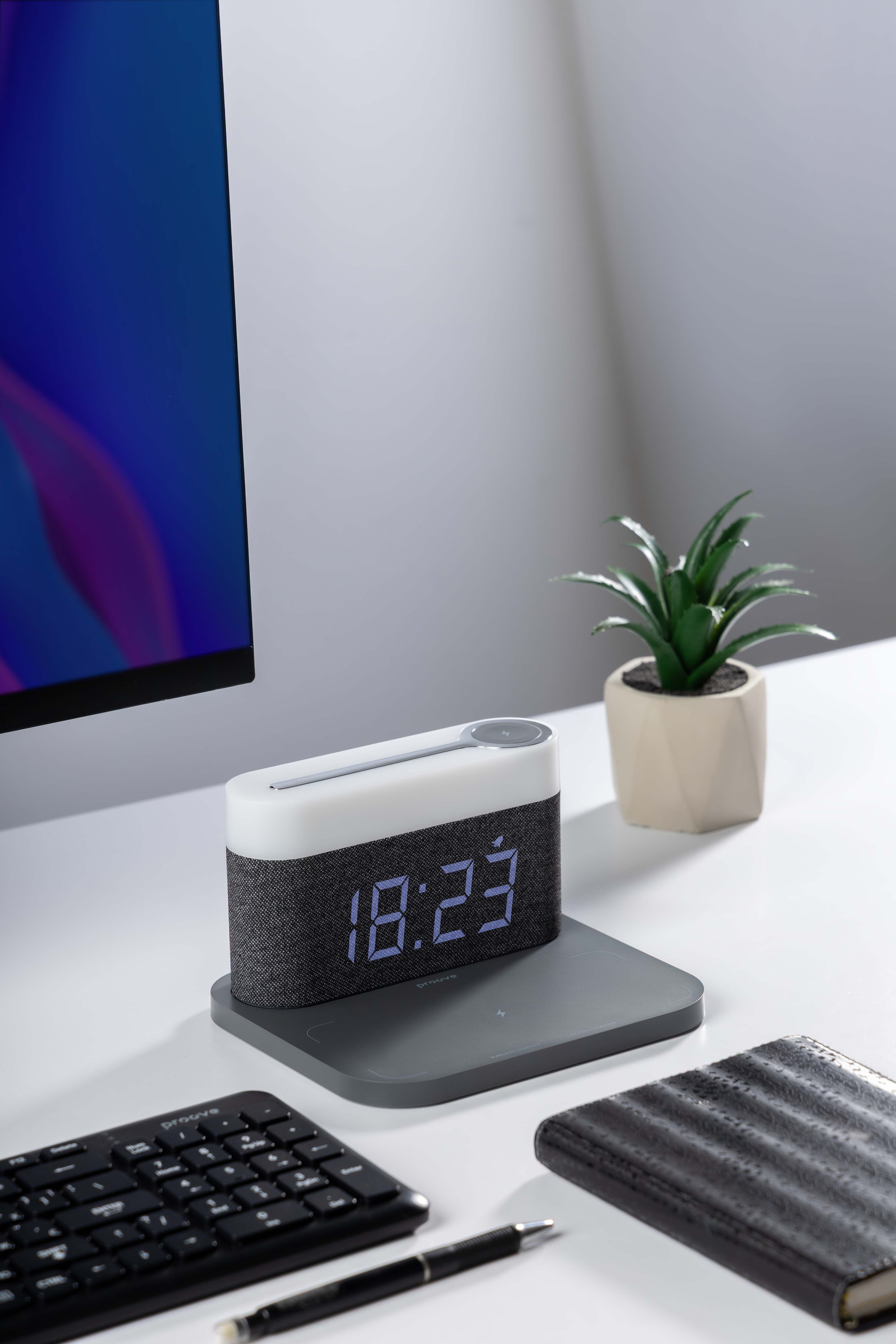Llampë nate dhe karikues wireless Proove Day & Night – 15W me sensor inteligjent drite