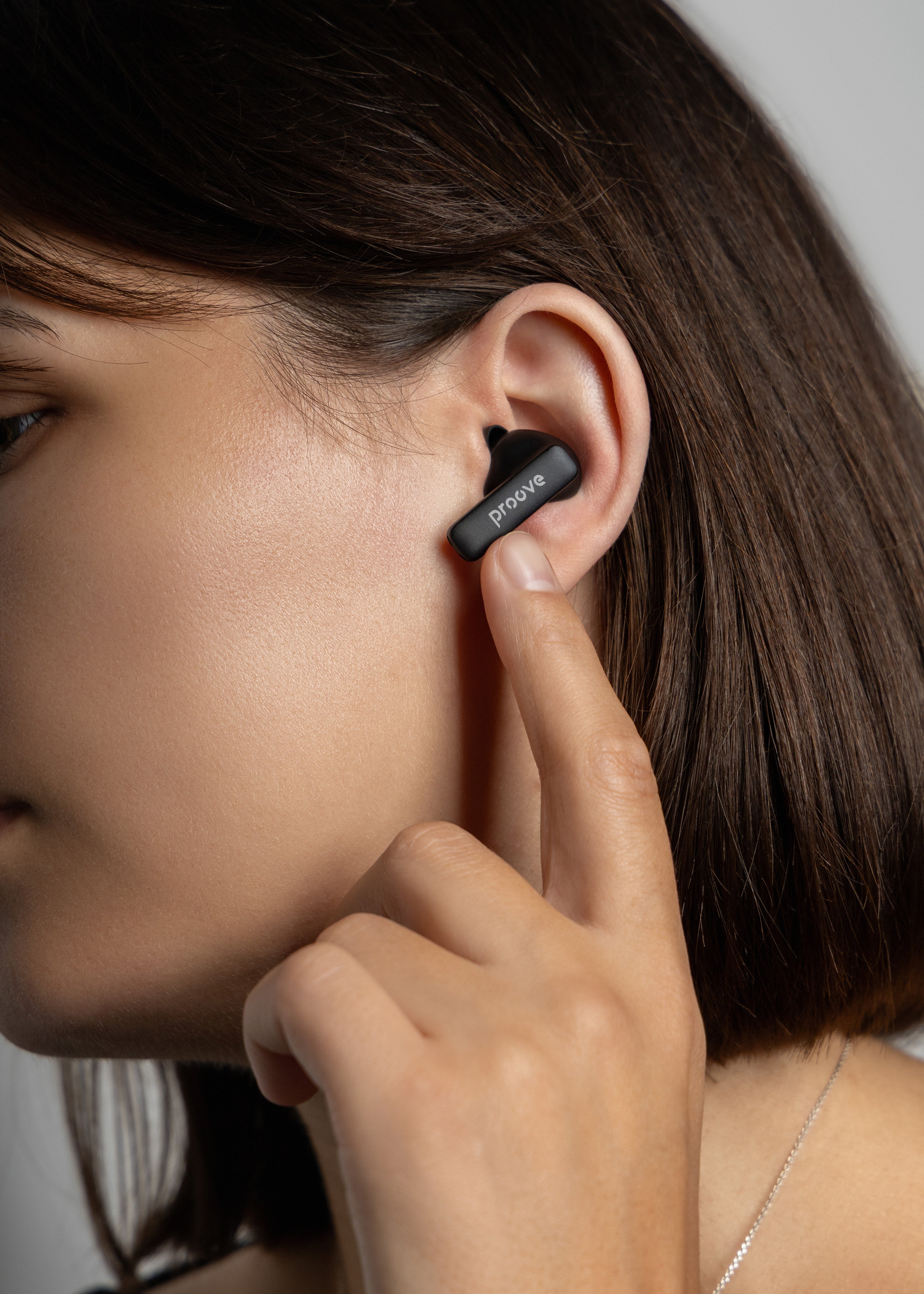 Dëgjuse wireless Proove Dreamer TWS me ANC dhe aplikacion dedikuar (APP), të zeza