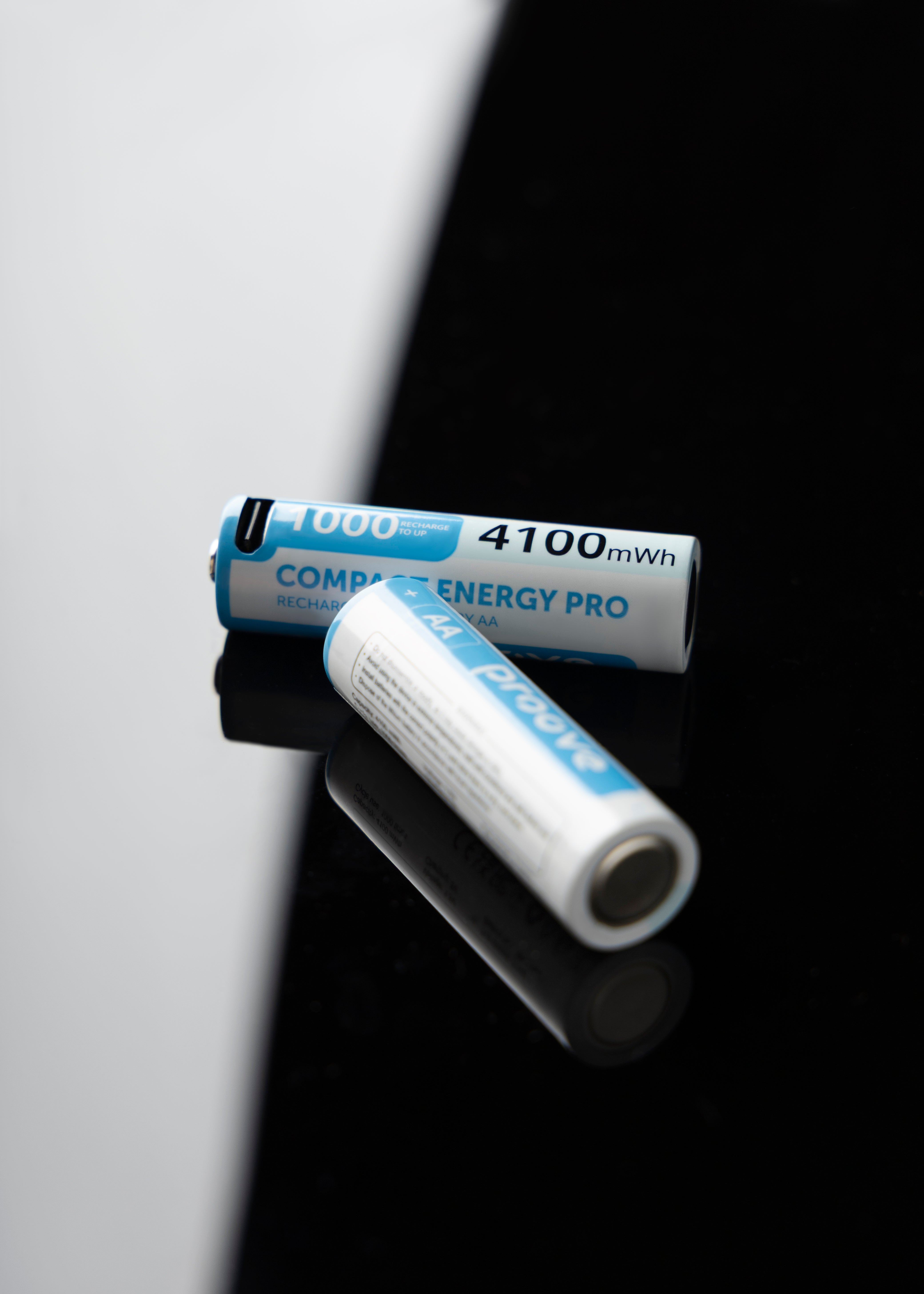 Bateri të rikarikueshme Proove Compact Energy Pro AA 1.5V, 4100mWh, 2 copë