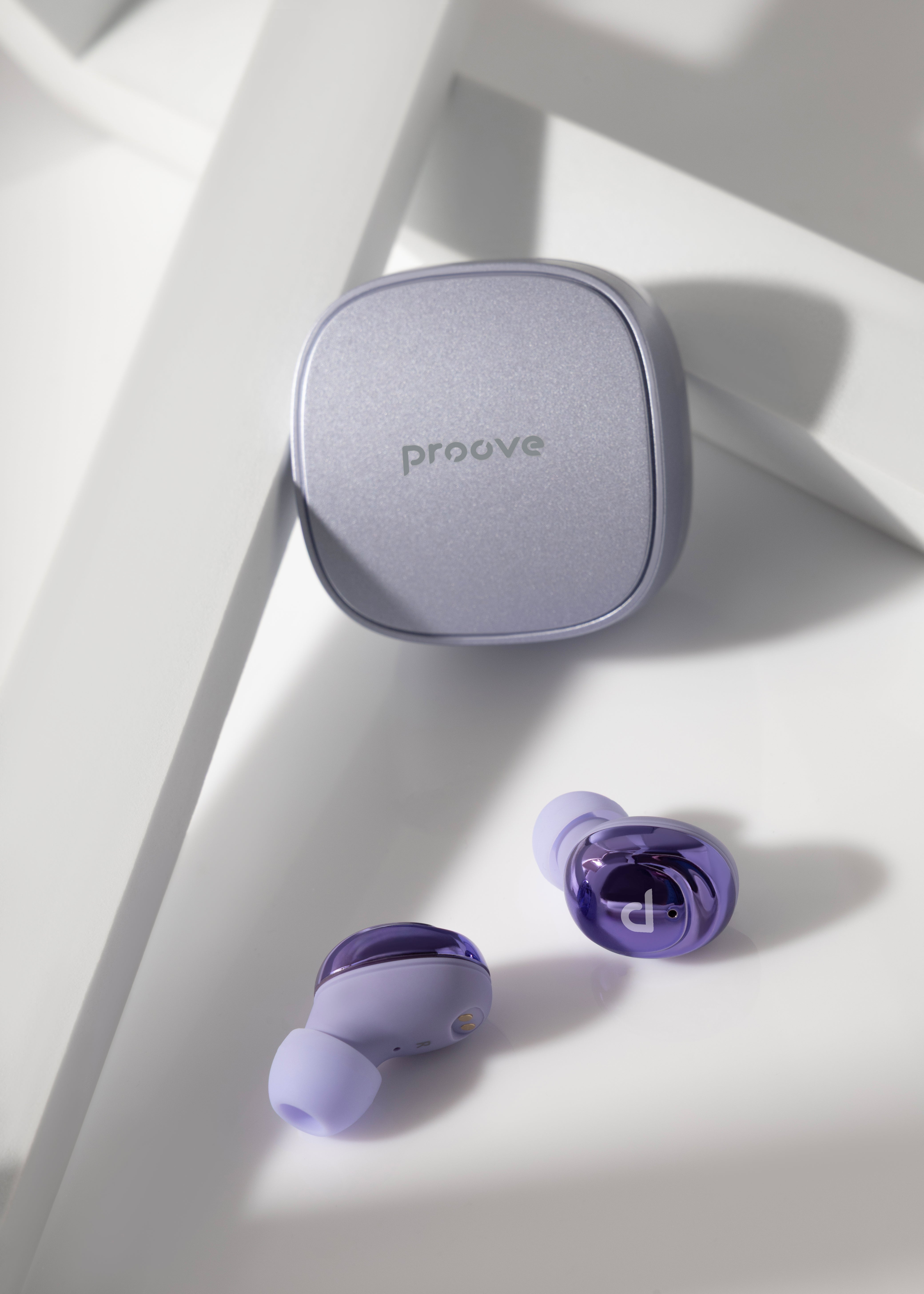Dëgjuse wireless Proove Charm TWS, touch-control, me aplikacion, vjollce