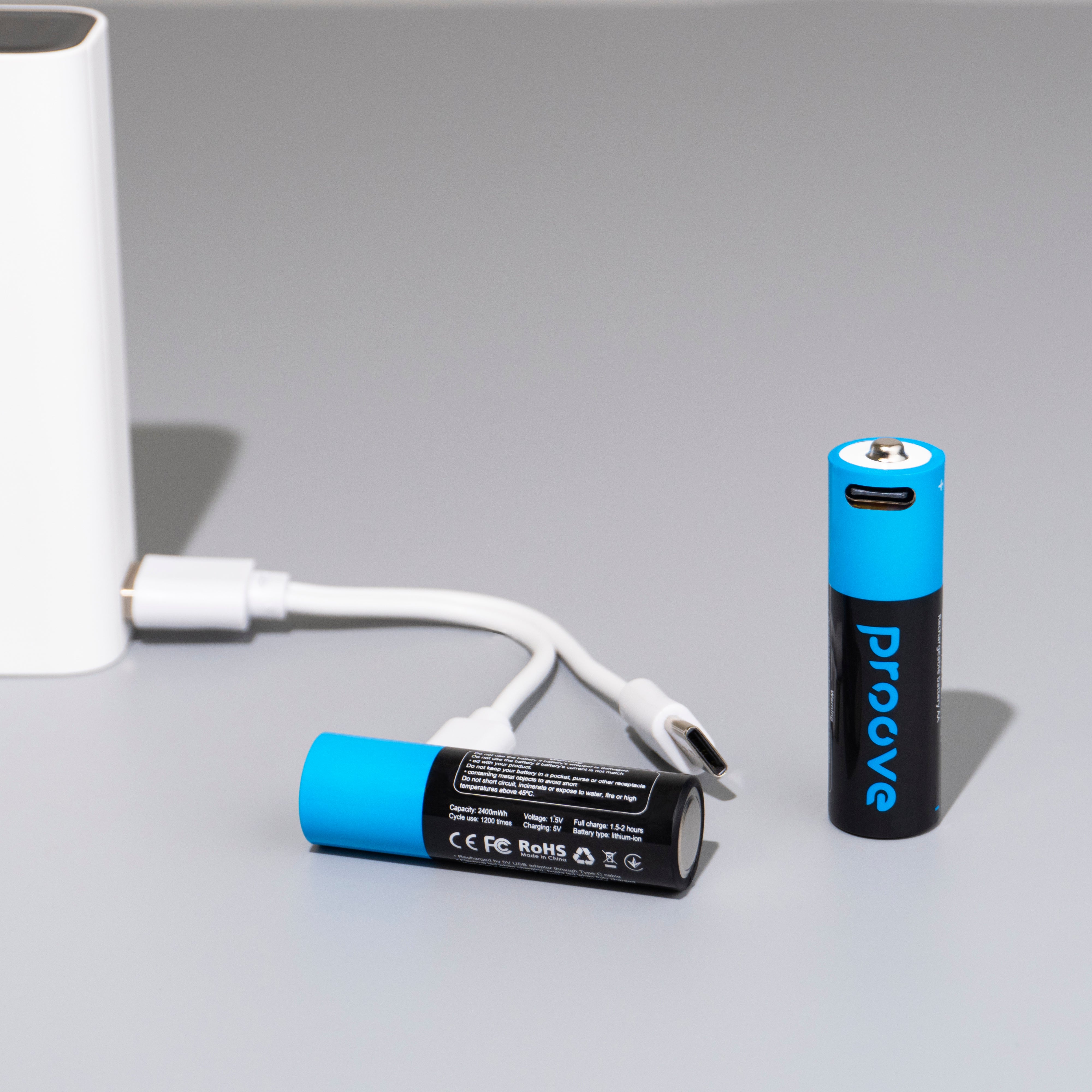 Bateri të rikarikueshme Proove Compact Energy AA 1.5V, 2400mWh 2 copë