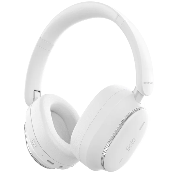 Kufje wireless Proove Solo, ANC, me aplikacion, të bardha