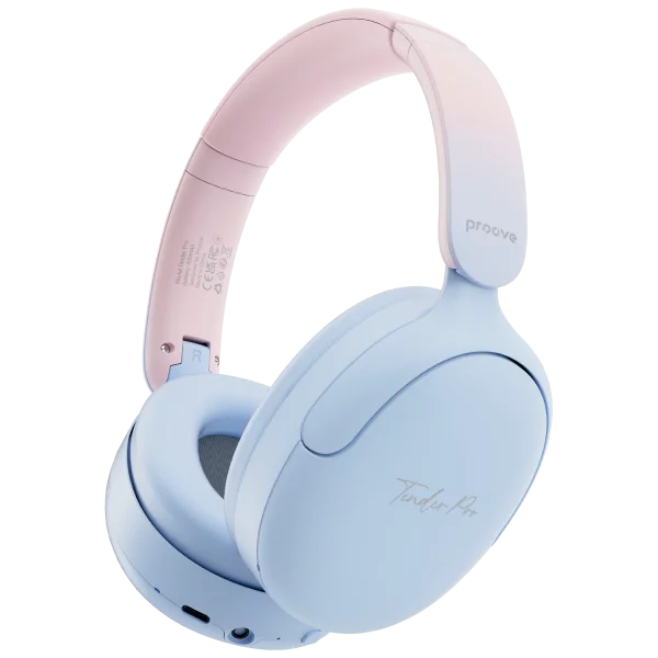Kufje wireless Proove Tender Pro, me aplikacion, të kaltërta
