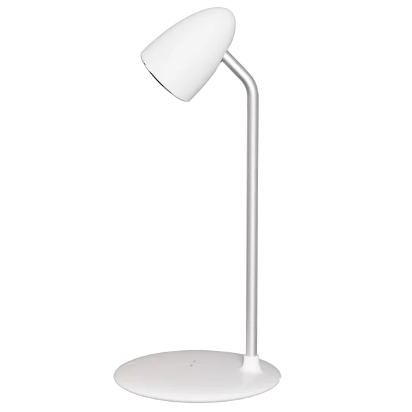 Llambë tavoline Proove Modern, 10W, me karikim wireless, e bardhë