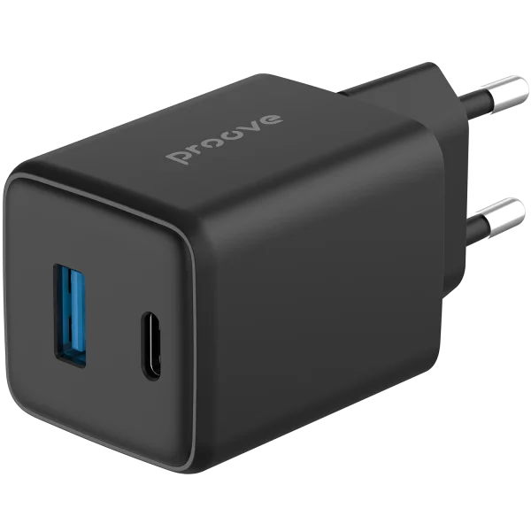Karikues muri Proove Pocket, 45W, me USB dhe Type-C, i zi