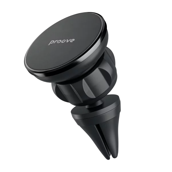 Mbajtëse magnetike për telefon Proove Basic, për ventilim makine, e zezë