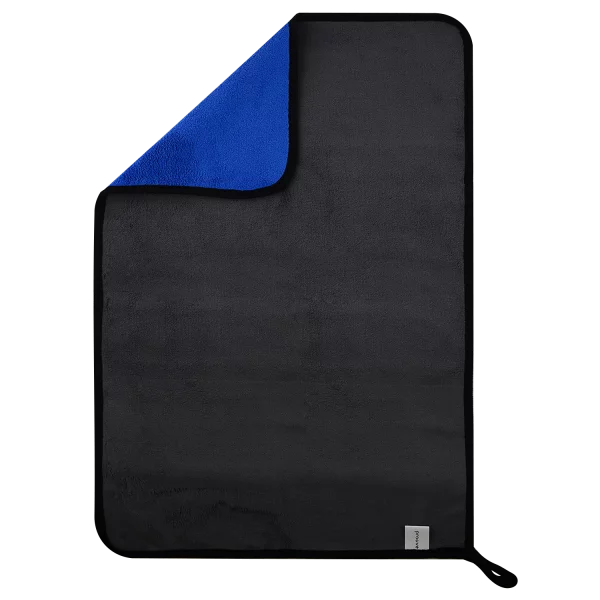 Peshqir mikrofibër për tharje Proove Carshine, 40 × 60 cm, blu