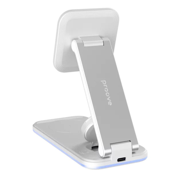 Karikues wireless 3 në 1 Proove Energy Fold, 15W, i bardhë