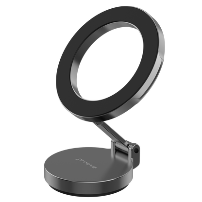 Mbajtëse magnetike për telefon Proove Hoop, ngjitëse, e zezë