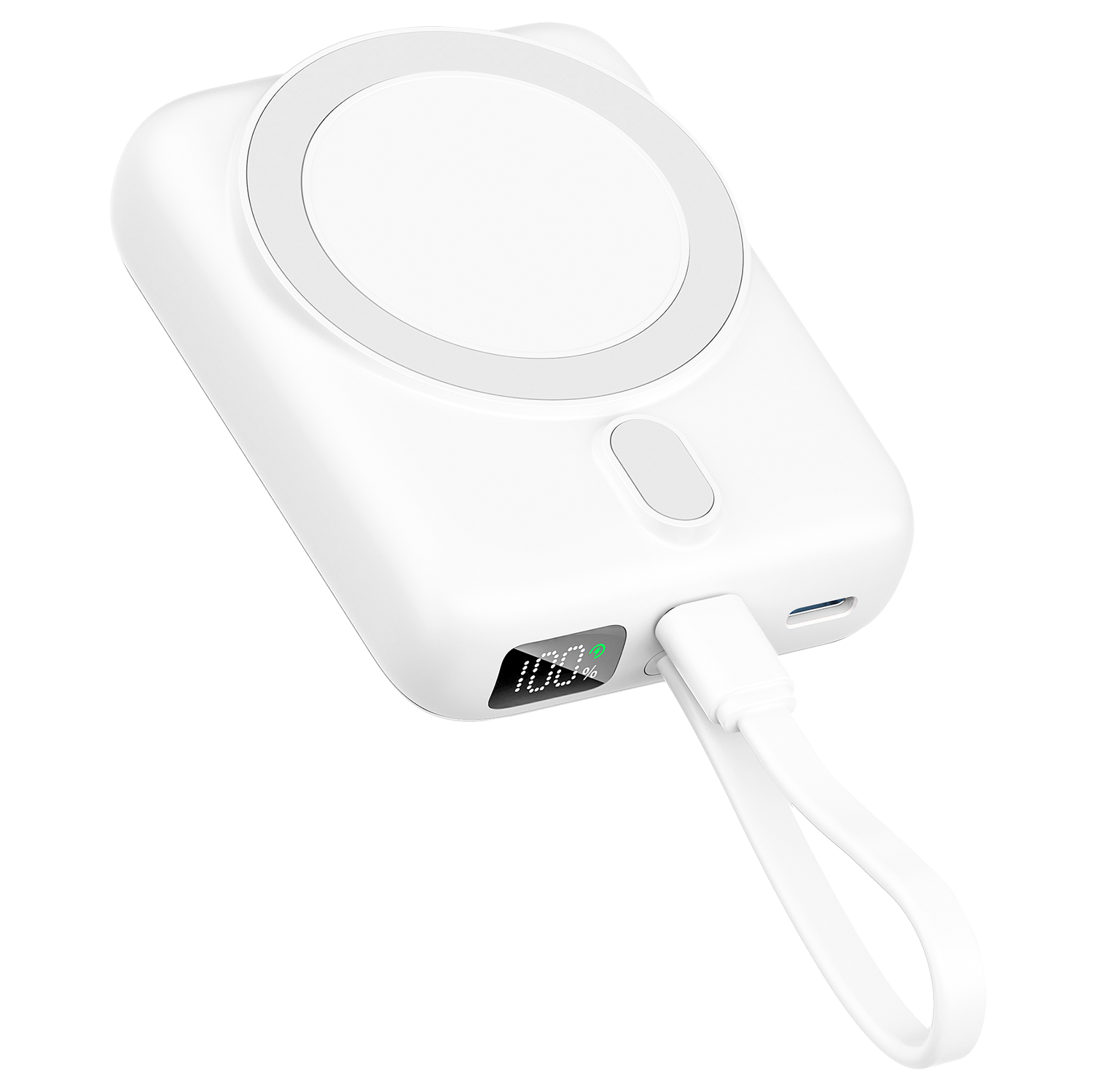 Powerbank Proove Neutron, 10000mAh, 22.5W, wireless, silver