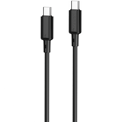 Kabllo karikimi Proove AMP Lite Type-C në Type-C, 60W, 1m