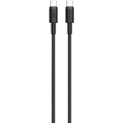 Kabllo Proove Nylo Type-C në Type-C, 100W, 1.5 m, e zezë