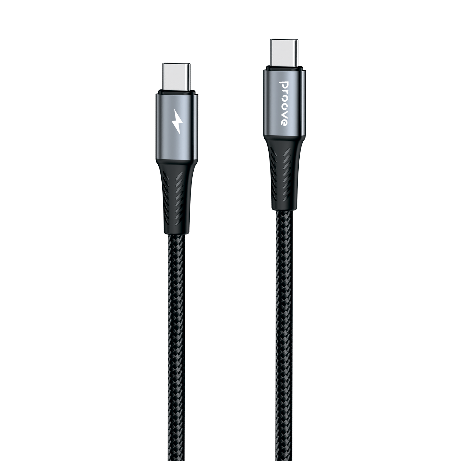 Kabllo karikimi Proove WireX Pro Type-C në Type-C, 100W, 1.5m, e zezë