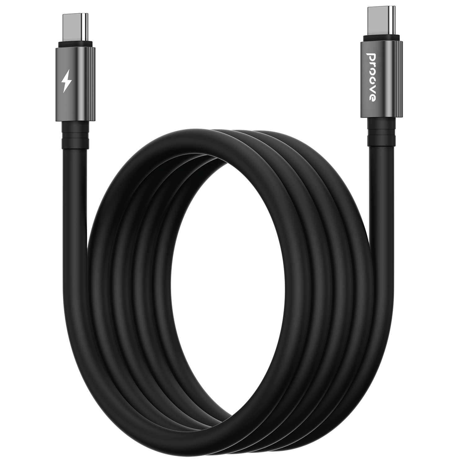 Kabllo karikimi magnetike Proove Magneto Type-C në Type-C, 60W, 1m, e zezë