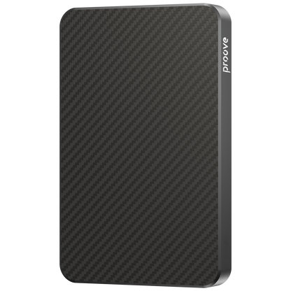 Powerbank Proove Carbon Slim MagSafe, 5000mAh, 20W, e zezë