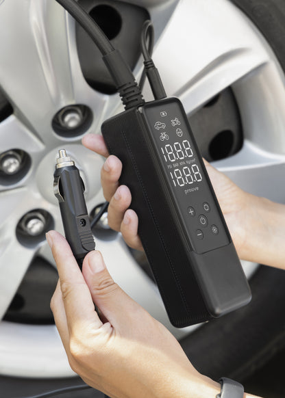 Kompresor gomash për makinë Proove Pump Assistant Mini, 85W, 3.5 bar, i zi