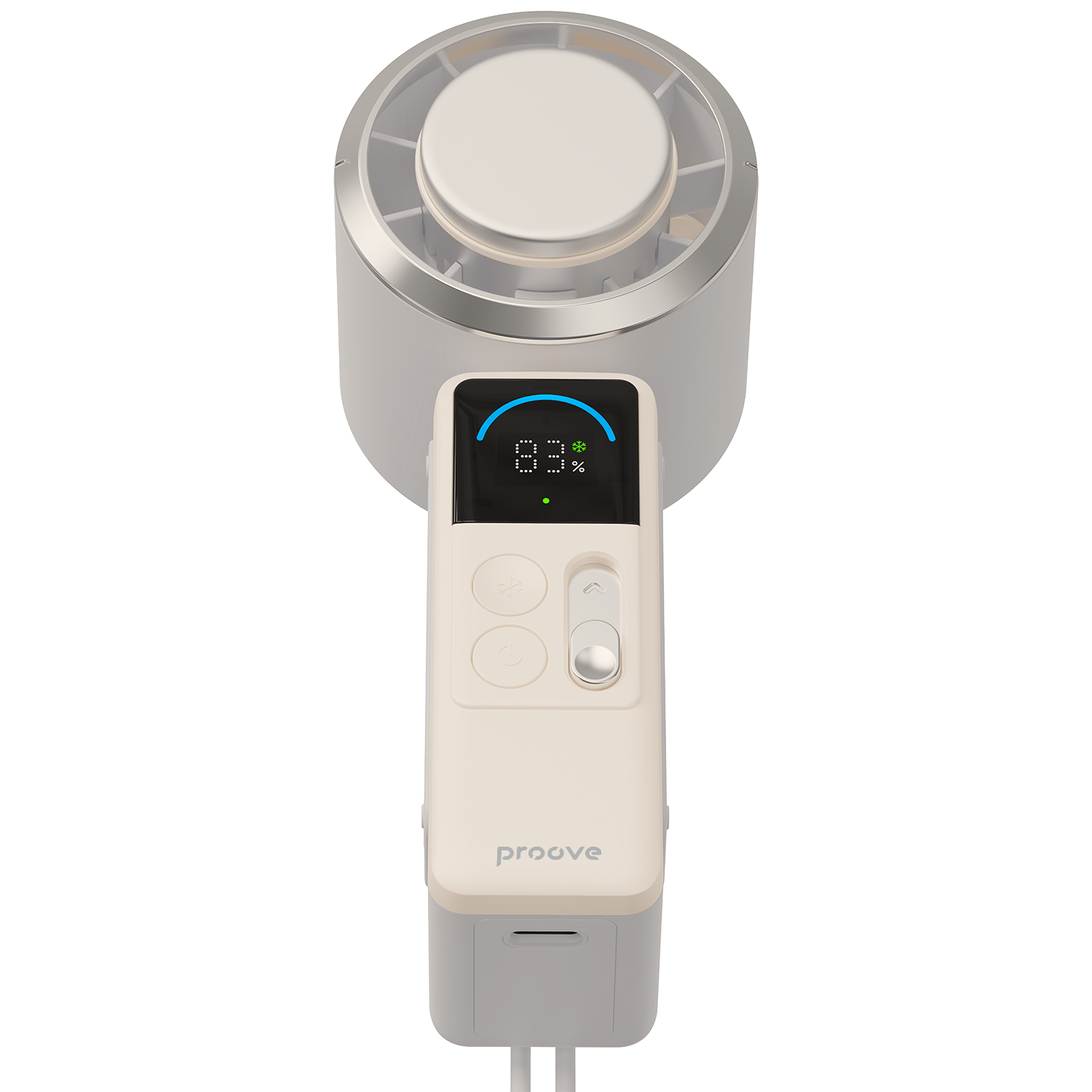 Ventilator portativ Proove Fresher, 4000mAh, 6W, bezhë