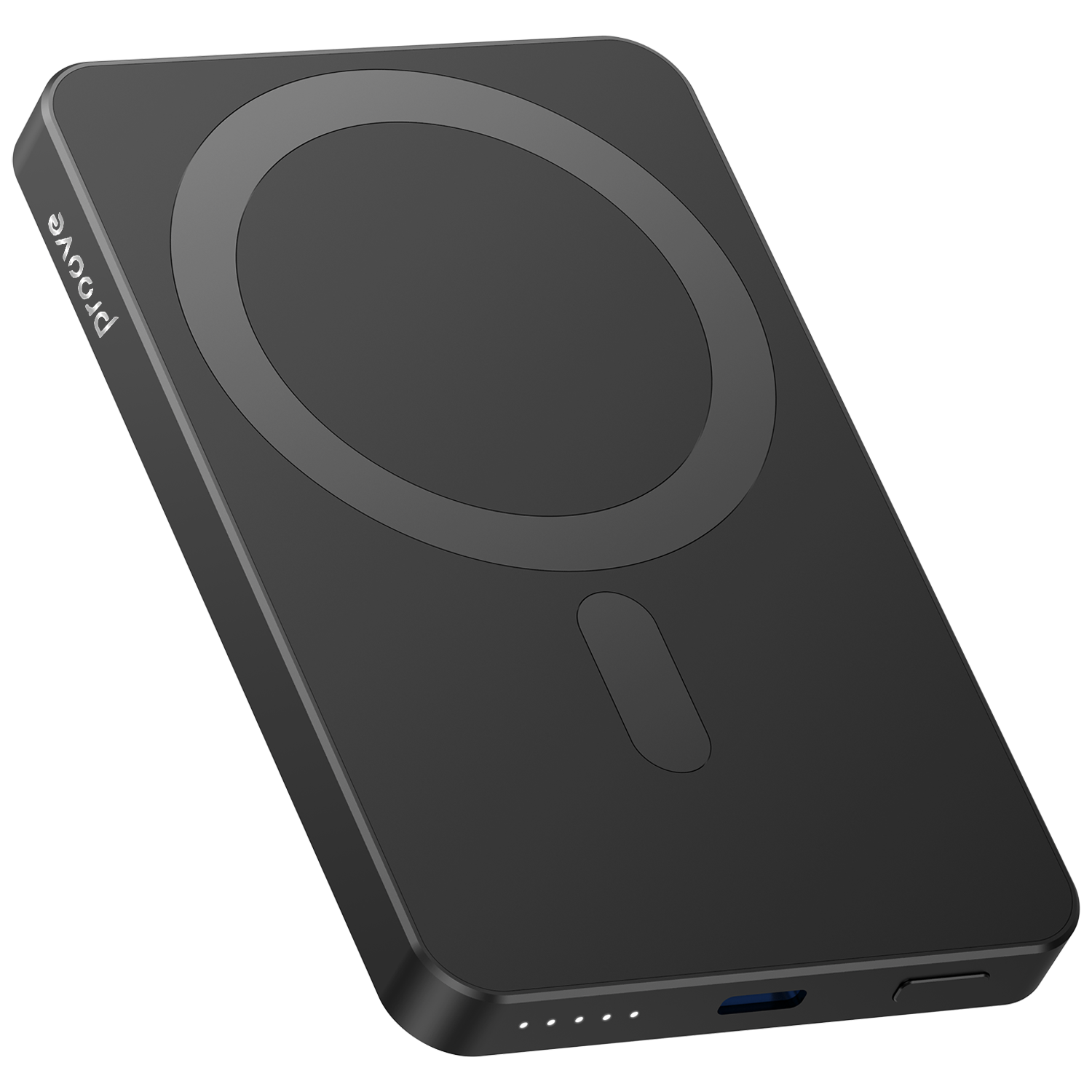 Powerbank Proove Carbon Slim MagSafe, 5000mAh, 20W, e zezë