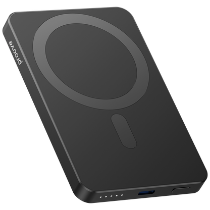Powerbank Proove Carbon Slim MagSafe, 5000mAh, 20W, e zezë
