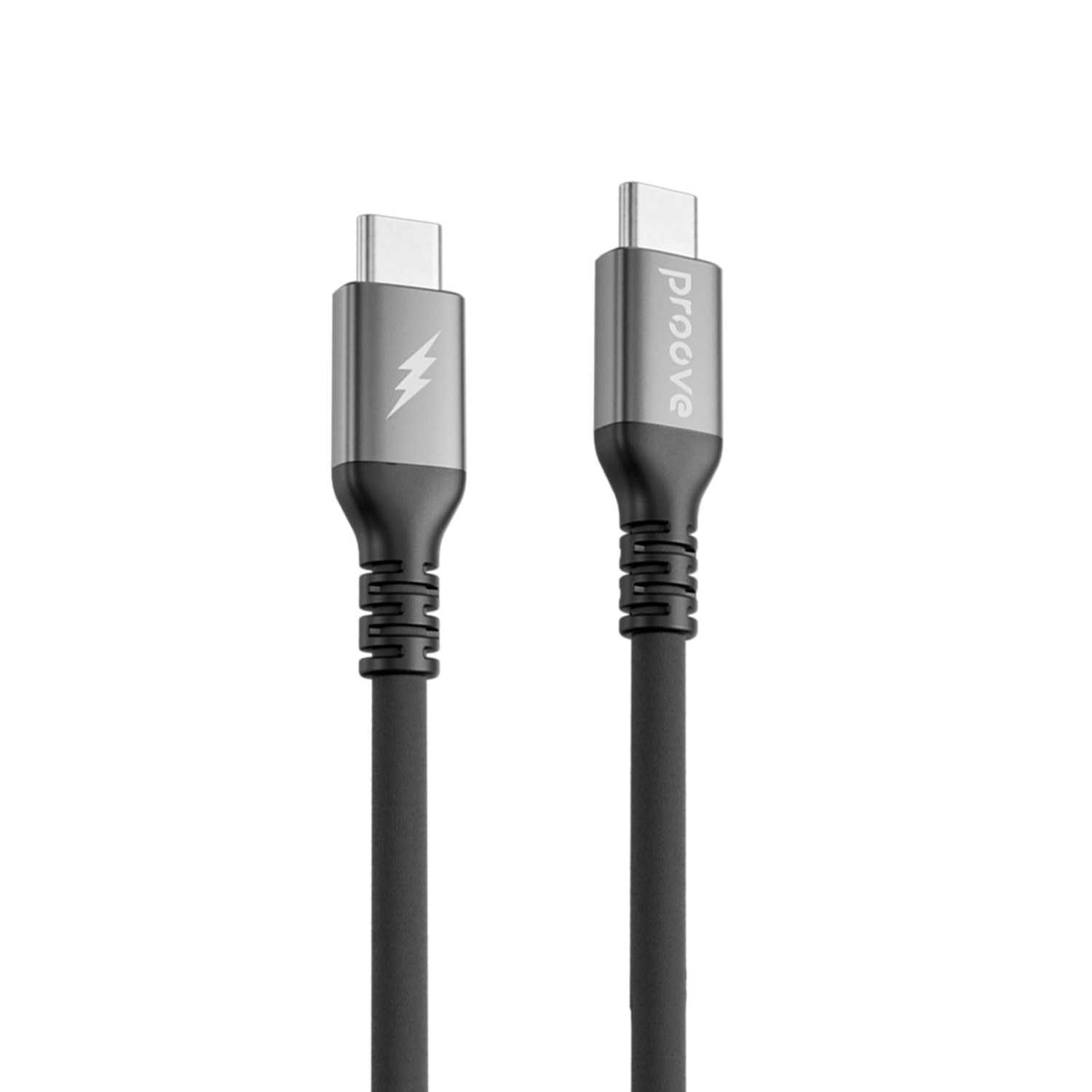 Kabllo karikimi Proove ReGen Silicone Type-C në Type-C, 60W, 1m, e zezë