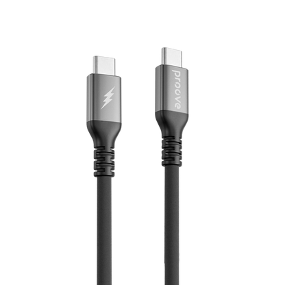 Kabllo karikimi Proove ReGen Silicone Type-C në Type-C, 60W, 1m, e zezë