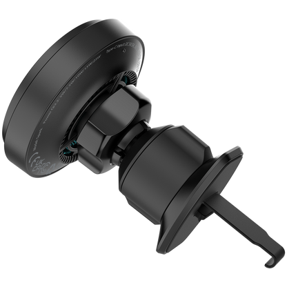 Mbajtëse veture me karikim wireless Proove Spark, Qi2.2, 25W, për ventilim, e zezë