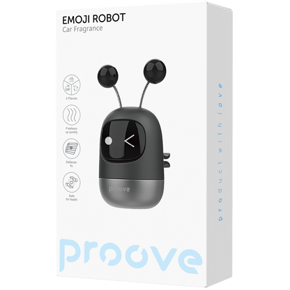 Aromë për veturë Proove Emoji Robot Playful, 3 aroma, për ventilim