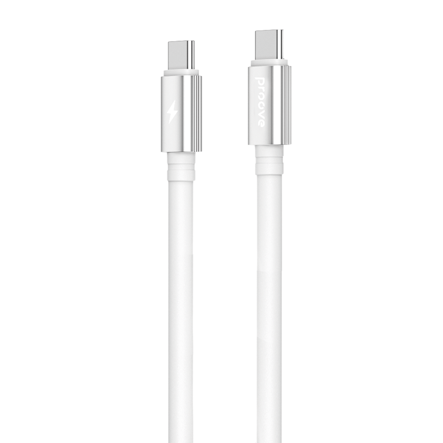 Kabllo karikimi magnetike Proove Magneto Type-C në Type-C, 60W, 1m, e bardhë