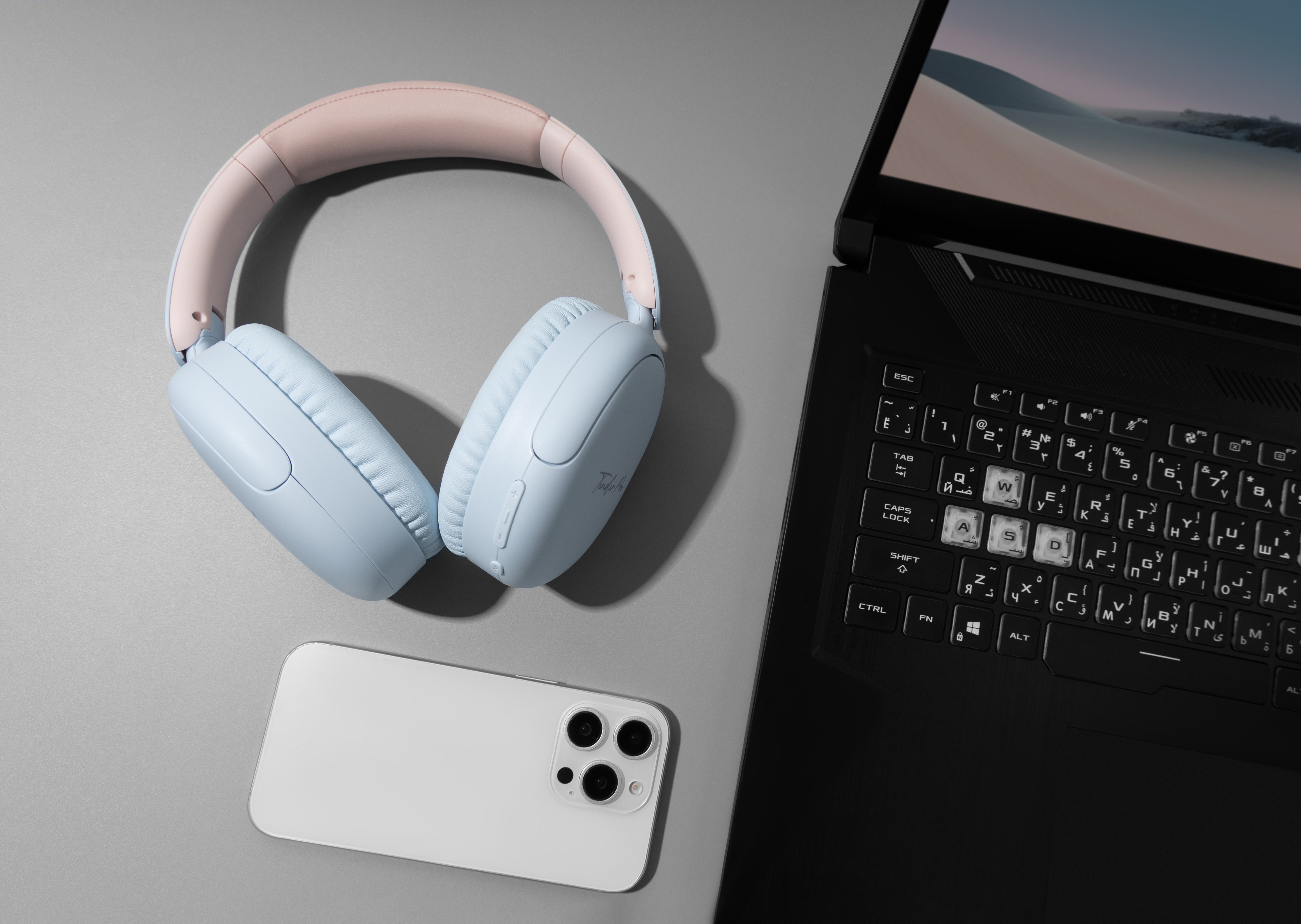 Kufje wireless Proove Tender Pro, me aplikacion, të kaltërta