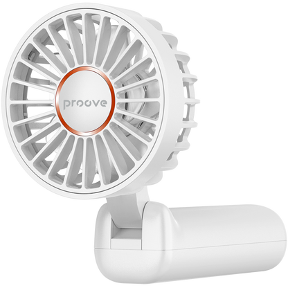 Ventilator portativ Proove Carlson, 1800mAh, 3W, i bardhë