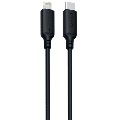 Kabllo karikimi Proove AMP Lite Type-C në Lightning, 27W, 1m, e zezë