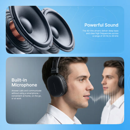 Kufje wireless Proove Symphony Neo me aplikacion (APP), të zeza