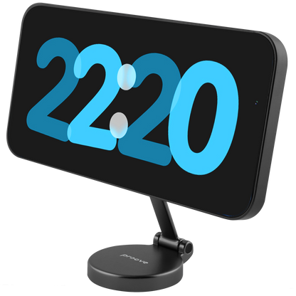 Mbajtëse magnetike për telefon Proove Hoop, ngjitëse, e zezë