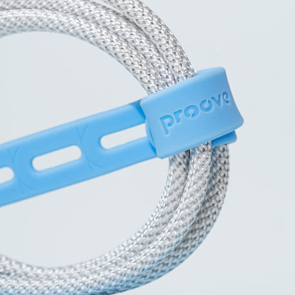 Kabllo karikimi Proove Dense Metal Type-C në Type-C, 60W, 1m, e bardhë