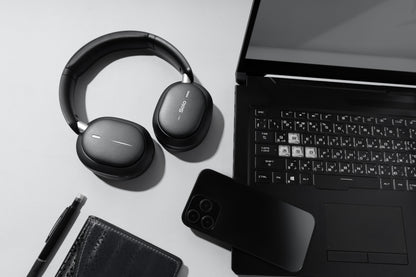 Kufje wireless Proove Solo, ANC, me aplikacion, të zeza