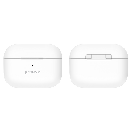 Dëgjuse wireless Proove Mainstream Pro TWS, me aplikacion, të bardha